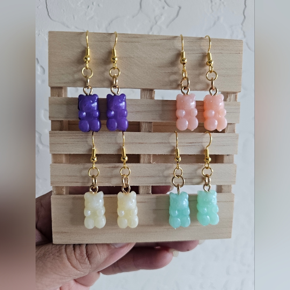 Gummy bear earrings